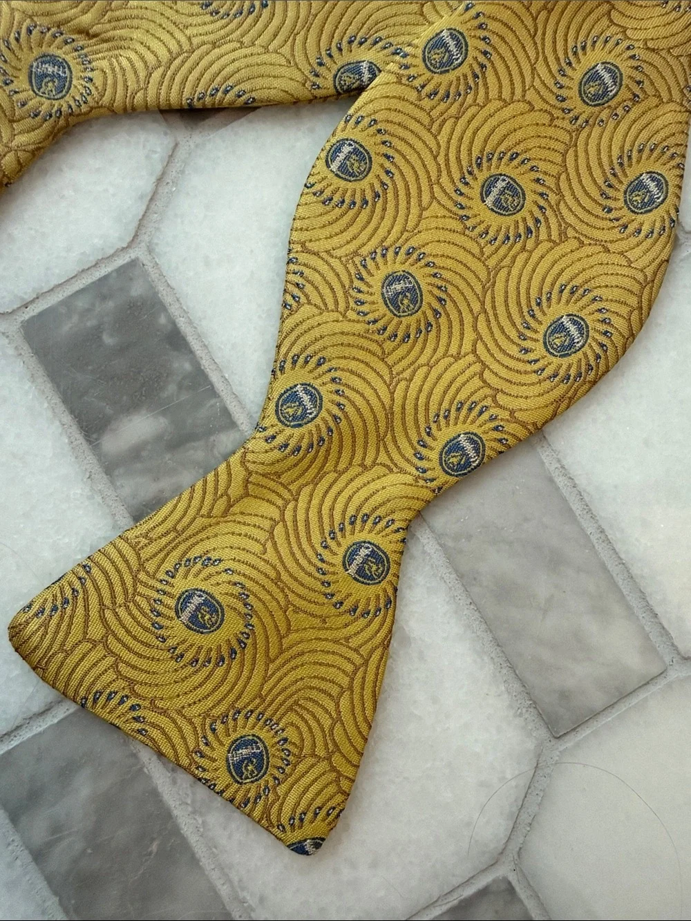 Bow tie cause elegant yellow